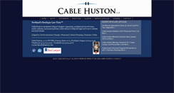 Desktop Screenshot of cablehuston.com