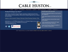 Tablet Screenshot of cablehuston.com